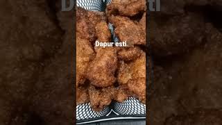 Cemilan ati sapi goreng di malam hari