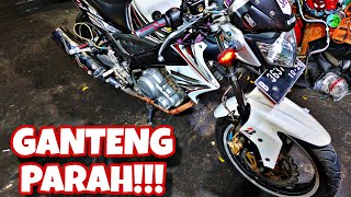 GANTI STANG MT25 DI VIXION OLD🔥 | TERCENGANG HASILNYA| BENGKEL ANDALAN NJM