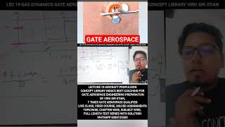 lecture 19 Aircraft propulsion India's best coaching for GATE AEROSPACE preparation Viru sir iitian