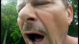 SOCIOPATH RIPS OUT MY NEIGHBOR-LADY'S DOCK & ATTACKS MY GOLFCART & ME in front of Police! mini-Putin