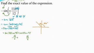 Using sum and difference formulas for sine and cosine expressions 2