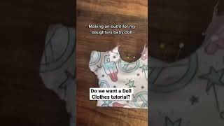 Turn your fabric scraps into doll clothes! If you want a tutorial LMK I didn’t buy any extra pattern