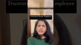 jeevan may sukh, shanti aur private employee