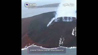 Gunung Anak Krakatau / Krakatoa kondisi pasca letusan