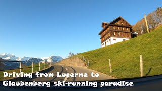 Driving in Central Switzerland 2: Lucerne to Glaubenberg | ASMR 4K