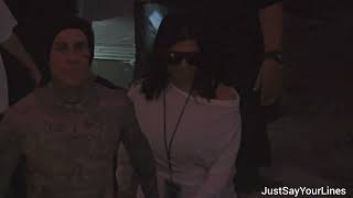 Travis Barker and Kourtney Kardashian After Blink 182 Concert in Miami Florida 06 21.2024