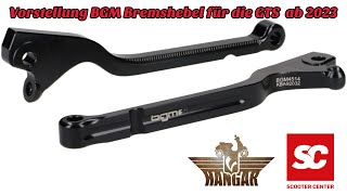 Neue Bremsgriffe von BGM (Scooter Center) für die Vespa GTS 125 / 300 MY23 mit ABE