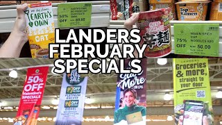 Landers Superstore February Specials Price Tour and  Grocery Shopping