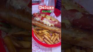 Deluxe Diner, American style restaurant in New Plymouth, Taranaki North island New Zealand