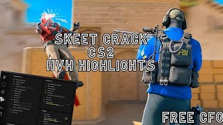 I LIKE TO MOVE IT | CS2 HVH HIGHLIGHTS (FT. SKEET CRACK + FREE CFG)