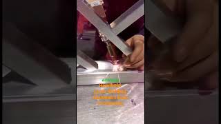 Airwelder Handheld Laser Welding Aluminum Door Production In Customer Factory