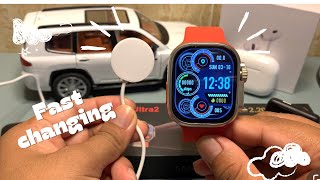 Fast  Wireless Charging with power bank  for T900 Ultra smart watch.