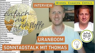 Sonntagstalk mit Thomas – Der Uranboom ist endgültig da! [Uran, Uranpreis, Boom, Uranaktien]