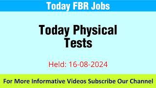 FBR physical test roll no slip download 2024|Fbr written test roll no slip download 2024|Fbr test