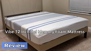 Vibe 12 Inch Gel Memory Foam Mattress - Review 2023