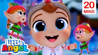 Fairy Jingle Bell Surprise! | Christmas Songs for Kids | Little Angel | Moonbug Christmas Kids!