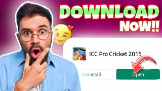 How to Download ICC PRO CRICKET 2015 🔥 Download Link - Cricket Game