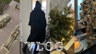 VLOG : GETTING MY HOME TOGETHER | PREP FOR CHRISTMAS | DIY PROJECT | MOVING FURNITURE & MORE