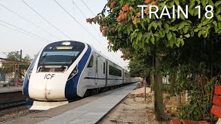 Vande Bharat Express (T-18) & Shatabdi | Early morning action