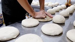 Process of Making Crispy Tandoor Bread. Amazing Ways to Use a Giant Clay Oven