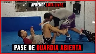 Aprende Luta Livre - PASE de GUARDIA ABIERTA a 100 Kilos