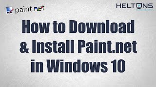 How to Download and Install Paint.net in Windows 10