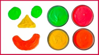 Learn Colors with DIY Edible Paint for Children