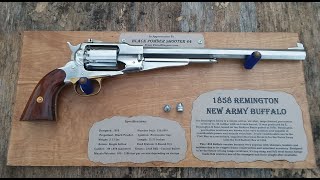 Black Powder Revolver Custom Plaques by Wood 'n Lead Products