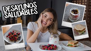 DESAYUNOS SALUDABLES FÁCILES Y RÁPIDOS DE HACER 😋 | Natalia Merino