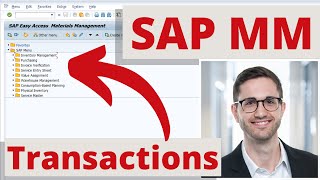 SAP MM: The most important SAP Transactions for SAP MM (Materials Management)