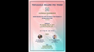 National Seminar on NEP and inclusion of NEP parameters in SSR of NAAC