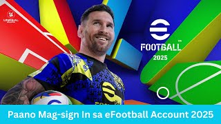 How To Sign in efootball Account 2025 || Login efootball || Register Konami ID efootball mobile