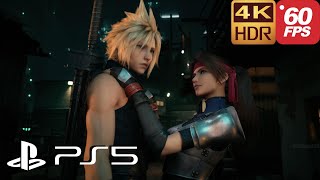 Jessie Invites Cloud For A Pizza (Psych) Scene | Final Fantasy 7 Remake PS5 60FPS 4K HDR