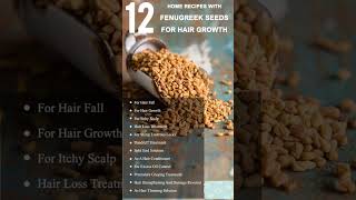 Fenugreek seeds for hair growth #shorts