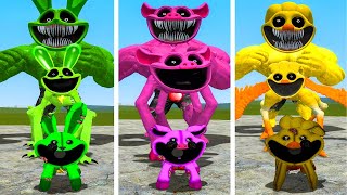 ALL  SMILING CRITTERS POPPY PLAYTIME CHAPTER 3 VS NEW ZOONOMALY GORILA MONSTER IN Garry's Mod