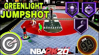 BEST JUMPSHOT IN NBA2K20! GREENLIGHT JUMPSHOT 100% GREEN WINDOW NBA2K20! BEST CUSTOM JUMPSHOT 2K20!