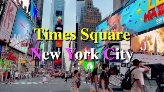 Driving Times Square, New York City 2022 | 4K | タイムズスクエア ニューヨーク ドライブ