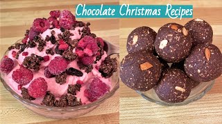 Chocolate Christmas Treats // EASY + Delicious + Healthy