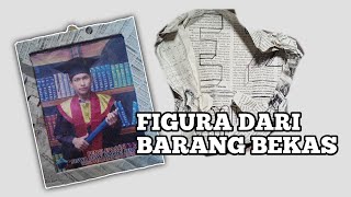 Cara Membuat Pigura Dari Kardus Dan Koran Bekas | How to Make a Photo Frame from a Newspaper