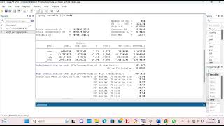 Two Stage Least Square 2SLS STATA