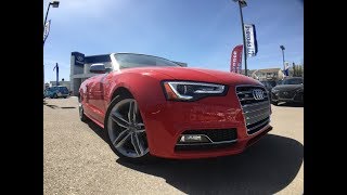 2016 AUDI S5 TECHNIK CONVERTIBLE - Crowfoot Hyundai #1804-2414