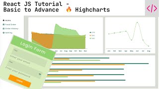 React JS Tutorial - Restaurant Demo 🔥 HighCharts Implementation Using React with Typescript and SASS