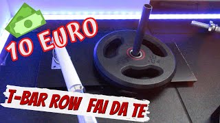 Costruire un T-Bar Row con 10 EURO | HOME GYM