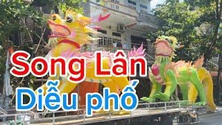 Rước đèn trung thu diễu phố giữa ban trưa - Trung thu Tuyên Quang 2024.