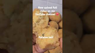 potatoe ball ,full video on my YouTube channel #healthy #cooking #potatoes #potatoball potat