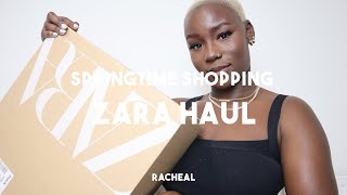 HUGE ZARA HAUL SPRING-TIME VIBES & TRY-ON | RACHEAL AS