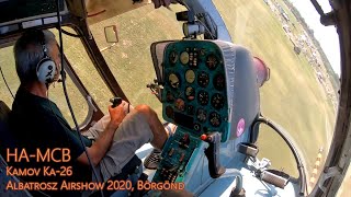 HA-MCB, Kamov Ka-26 - Albatrosz Airshow 2020, FULL DEMO w/ onboard cam