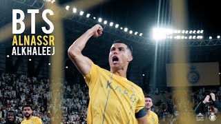 Ronaldo brace and Mane led AlNassr to the final || AlKhaleej BTS كواليس فوز النصر ضد الخليج