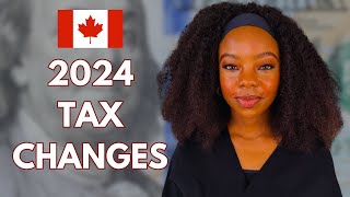 Important TAX CHANGES in CANADA for 2024 | TFSA, RRSP, FHSA, CPP, Tax Bracket