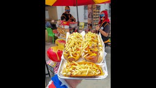 el Mas Brutal 🛻🌭 Carrito de Hot Dogs 🌭🇵🇷 Sobre 20 Diferentes ❤️ hasta en Taco de Doritos y el Super